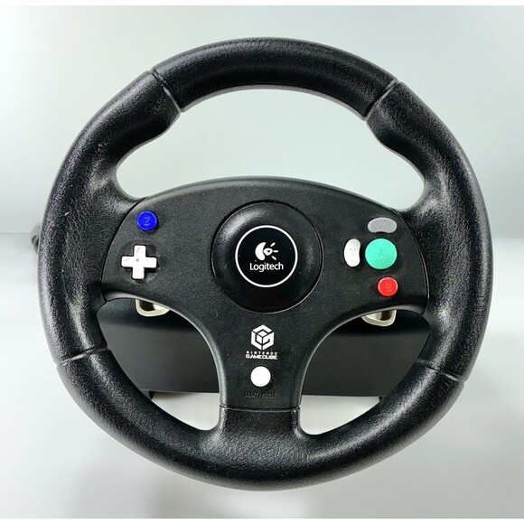 Logitech Speed Force Nintendo GameCube Wired Racing Wheel Only E-X4A10 Tested - Picture 1 of 11